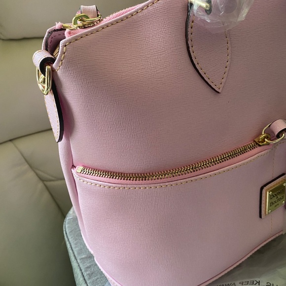 DOONEY AND BOURKE  LIGHT  PINK POCKET SATCHEL - Picture 3 of 5
